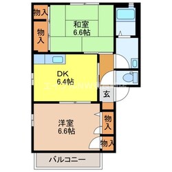 ヴィラ清泉　C棟の物件間取画像